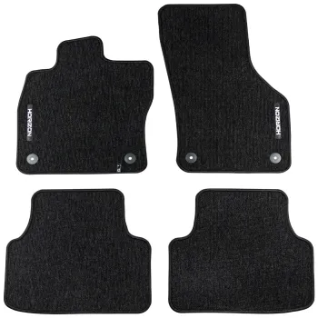 Welurowe dywaniki podłogowe pasują do Skoda Octavia III 2012-2020