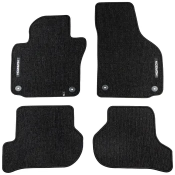 Welurowe dywaniki podłogowe pasują do SEAT Leon II 2005-2008 Hatchback, Stylance