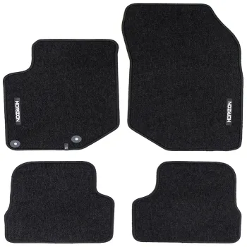 Welurowe dywaniki podłogowe pasują do Peugeot 208 II od 2019 Hatchback