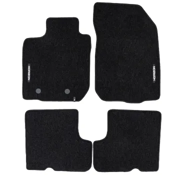 Welurowe dywaniki podłogowe pasują do Dacia Duster I 2010-2017 rozstaw między środkami stoperów 21,5cm