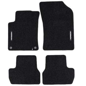 Welurowe dywaniki podłogowe pasują do Citroen C3 II 2009-2016 Hatchback