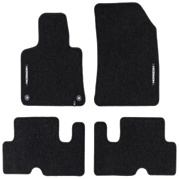 Welurowe dywaniki podłogowe pasują do Citroen C4 Picasso II 2013-2019 1 i 2 rząd siedzeń