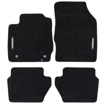 Welurowe dywaniki podłogowe pasują do Ford Fiesta VII 2017-2023 Hatchback