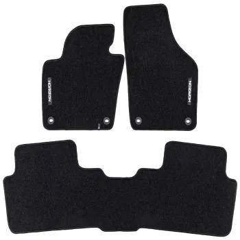 Welurowe dywaniki podłogowe pasują do SEAT Alhambra II 2010-2020 Van, 1 i 2 rząd siedzeń