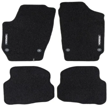 Welurowe dywaniki podłogowe pasują do SEAT Ibiza III 2002-2008 Hatchback