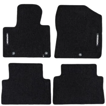 Welurowe dywaniki podłogowe pasują do Hyundai Santa Fe IV 2018-2023 Hybryda (HEV)