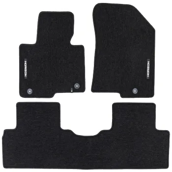 Welurowe dywaniki podłogowe pasują do Kia Carens IV 2013-2019 1 i 2 rząd siedzeń