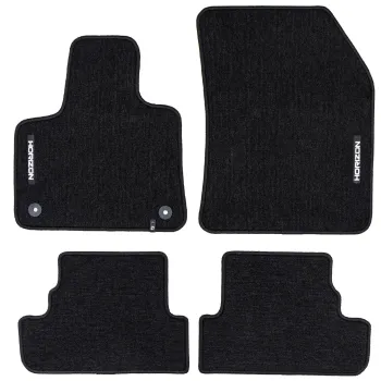 Welurowe dywaniki podłogowe pasują do Peugeot 3008 II 2016-2024 Hybryda (HEV)