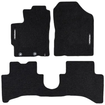 Welurowe dywaniki podłogowe pasują do Toyota Yaris III 2011-2020 Hatchback, Hybryda (HEV)