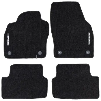 Welurowe dywaniki podłogowe pasują do Volkswagen Polo VI od 2017 Hatchback