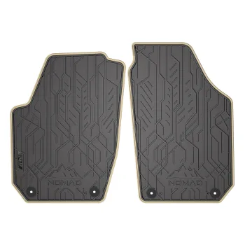 Przednie dywaniki gumowe pasują do Skoda Fabia II 2006-2014 1 rząd siedzeń