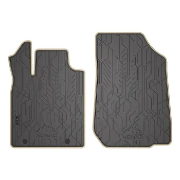 Przednie dywaniki gumowe pasują do Dacia Duster I 2010-2013 przed liftingiem, 1 rząd siedzeń