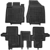 Gumowe dywaniki samochodowe pasują do Infiniti QX60 I 2013-2020 7 osobowy (złożony 3 rząd siedzeń)