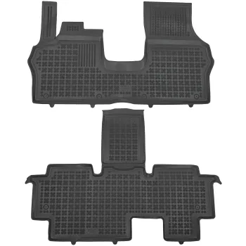 Gumowe dywaniki samochodowe pasują do Volkswagen ID. Buzz od 2022 elektryczny, 5 osobowy