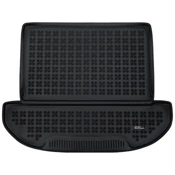 Gumowa mata samochodowa pasuje do Hyundai Santa Fe IV od 2020 Hybryda (HEV), 7 osobowy, 4x4 AWD (napęd na 4 koła)