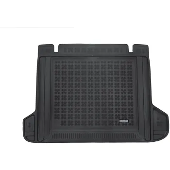 Gumowa mata samochodowa pasuje do Toyota Land Cruiser J150 2017 - 2024 5 osobowy z gniazdem 220V, z systemem do mocowania ładunku