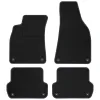 Dywaniki welurowe MOTOS Standard™ do SEAT Exeo 2008-2013 - Czarno-szara lamówka materiałowa