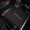 Dywaniki welurowe z serii Carbon™ do Ford Focus 2011-2018 - rozstaw stoperów 33,5cm