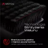 Dywaniki welurowe MOTOS Premium™ do Dodge RAM 1500 V od 2019 - Czarna lamówka matowa (nubuk) obszyta czerwoną nicią, wersja długa (Long)