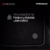 Dywaniki welurowe MOTOS Premium™ do Mazda MX-5 III 2005-2015 - Czarna lamówka matowa (nubuk) obszyta białą nicią