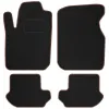 Dywaniki welurowe MOTOS Standard™ do Ford Ka 1996-2008 - Czarno-brązowa lamówka materiałowa przed liftingiem (1996-2003)