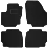 Dywaniki welurowe MOTOS Standard™ do Ford Mondeo 2007-2014 - Czarno-szara lamówka materiałowa
