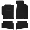 Dywaniki welurowe MOTOS Standard™ do Ford Probe 1992-1997 - Czarno-biała lamówka materiałowa
