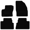 Dywaniki welurowe MOTOS Standard™ do Ford Kuga I 2008-2013 - Czarno-brązowa lamówka materiałowa 2 stopery - rozstaw 30cm