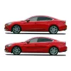 Listwy boczne do Mazda 5 II CW 2010-2016 5-drzwiowy - Czarny, Typ V