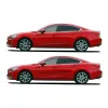Listwy boczne do Mazda 6 III GJ/ FL / 2FL 2013-2020 Kombi 5-drzwiowy - Carbon, Typ X