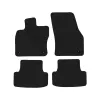 Dywaniki welurowe MOTOS Standard™ do SEAT Ateca od 2016 - Czarno-brązowa lamówka materiałowa
