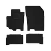 Dywaniki welurowe MOTOS Standard™ do Suzuki Vitara od 2014 - Czarno-biała lamówka materiałowa