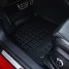 Dywaniki korytka gumowe do Peugeot Traveller od 2016 - 3-rząd siedzeń, wersja 3-osobowa, gdy 2-rząd siedzeń jest w wersji 3 osobowej