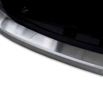 Nakładka na zderzak do Hyundai Santa Fe 2012-2018 wersja po liftingu - Płaska - Seria T, Srebrny