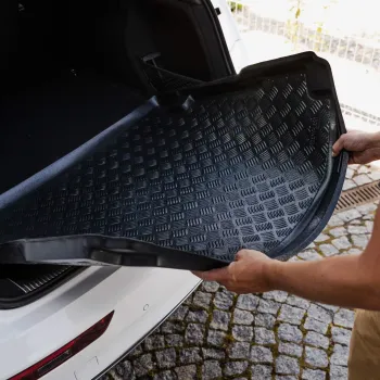 Mata bagażnika z powłoką antypoślizgową do Opel Crossland X X od 2017 - dolna podłoga bagażnika
