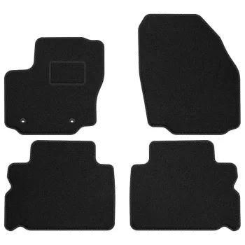 Dywaniki welurowe MOTOS Standard™ do Ford S-MAX 2006-2015 - Czarna lamówka materiałowa wersja 5 osobowa