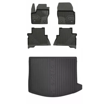 Zestaw dywaniki i mata Ford Kuga II 2013-2019 - z dojazdowym kołem zapasowym lub zestawem naprawczym