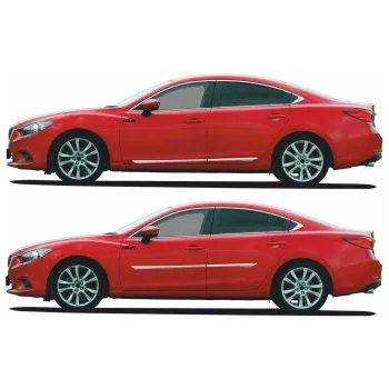 Listwy boczne do Mazda CX-3 I od 2015 Crossover 5-drzwiowy - Połysk, Typ V