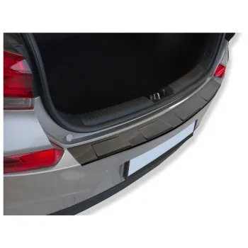 Nakładka na zderzak do Citroën C1 II od 2014 Hatchback 5-drzwiowy - Czarna satyna, 4 Trapez